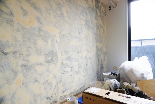 内装リフォームをしている部屋