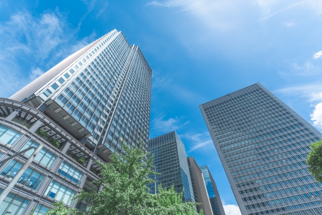 近代的なビルの画像